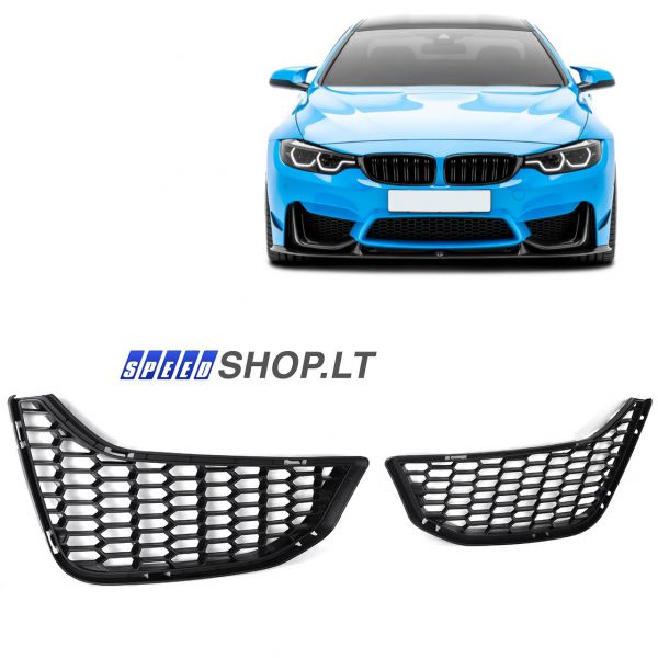 BMW M3 M4 F80 F82 F83 bamperio grotelės
